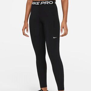 Nike Pro Women's Mid-Rise Mesh-Panelled Leggings